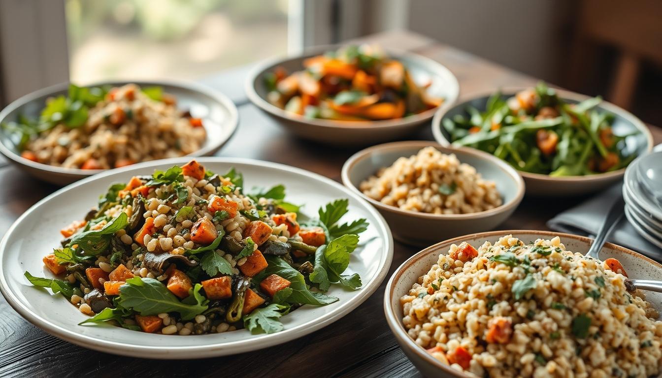 Fresh ingredients for healthy home cooking